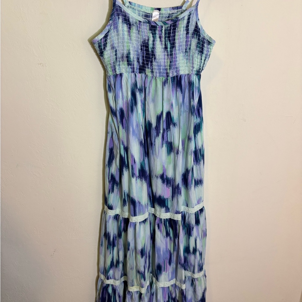 Cherokee Girls Light Blue, Purple Maxi Dress